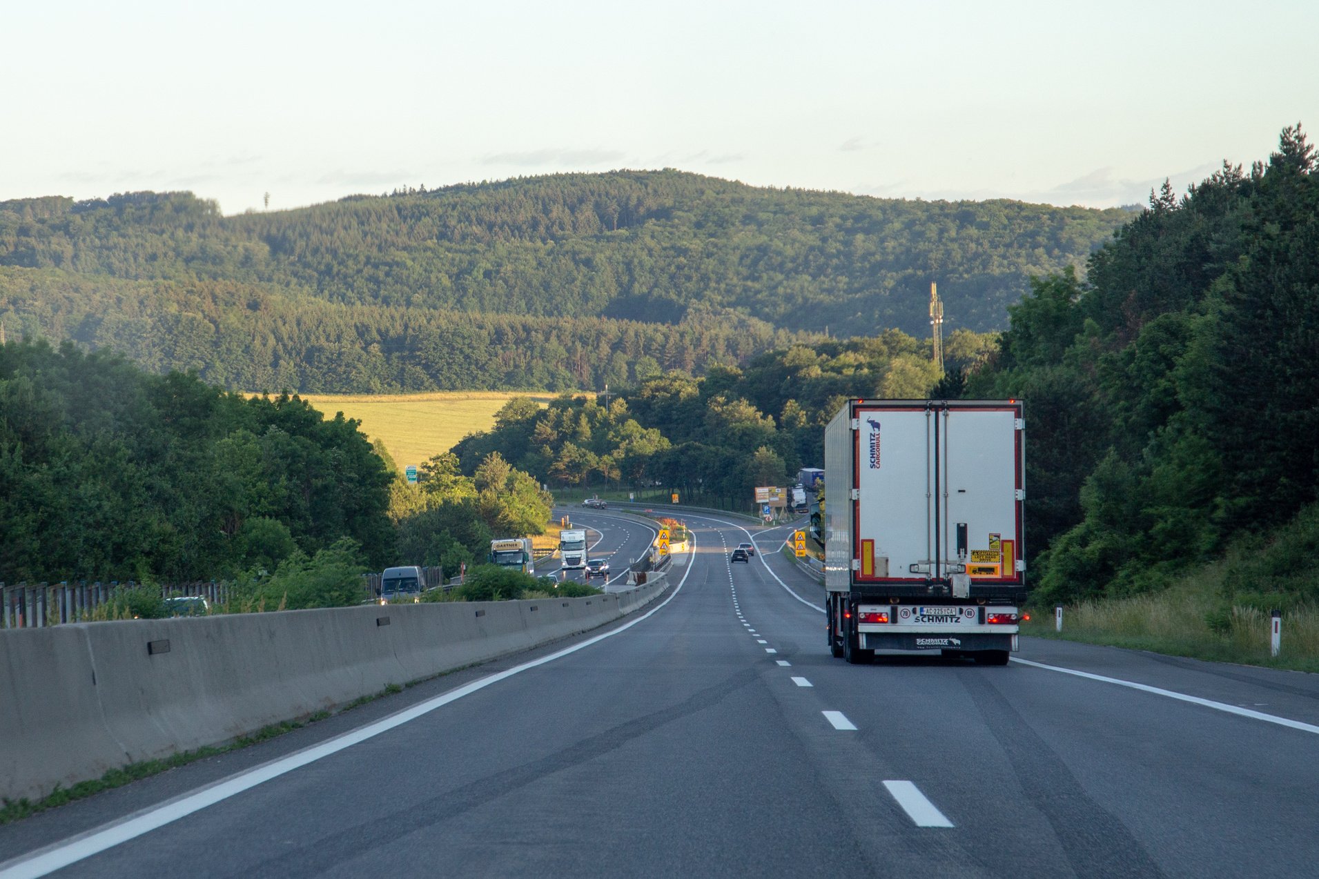 White Truck on Road